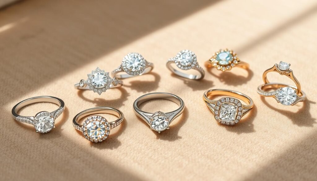 Engagement ring settings