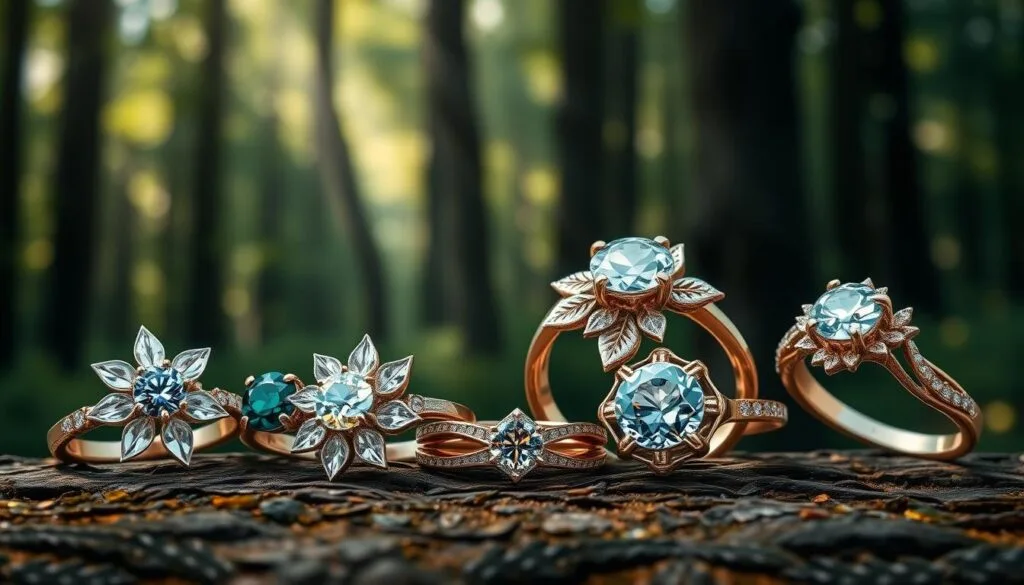 Nature Engagement Rings