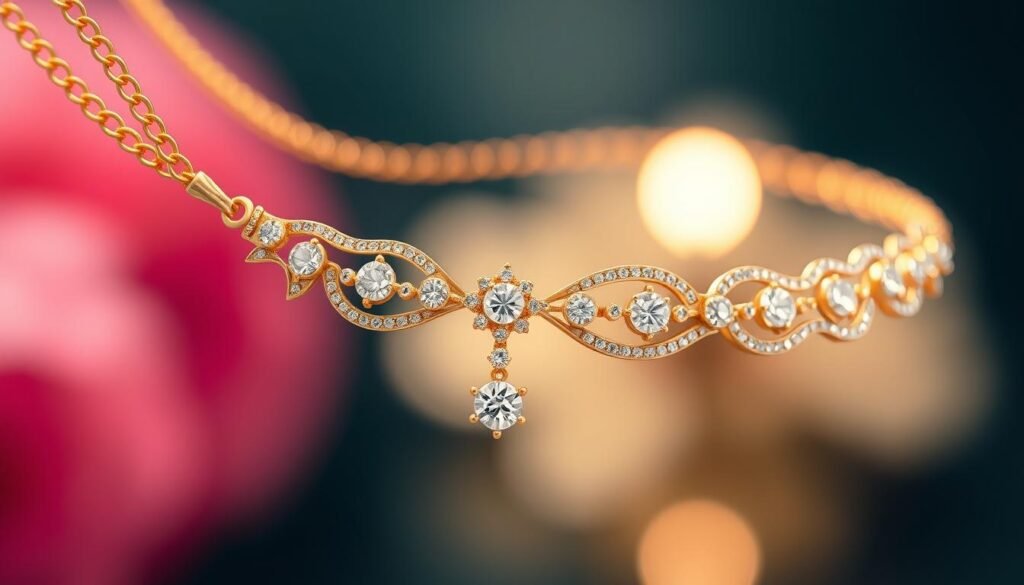 diamond-studded mangalsutra