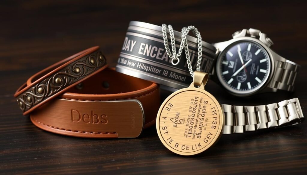 engraved men's accessories