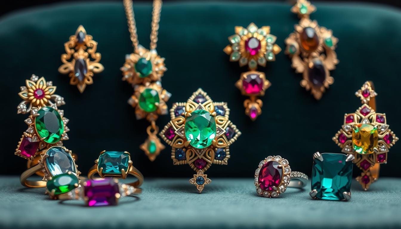 gemstone jewelry vintage