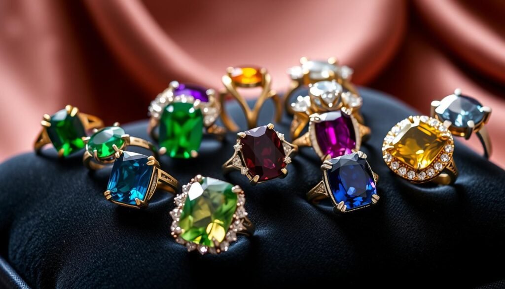 gemstone rings