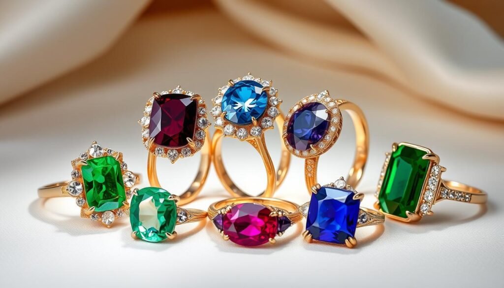 gemstone rings