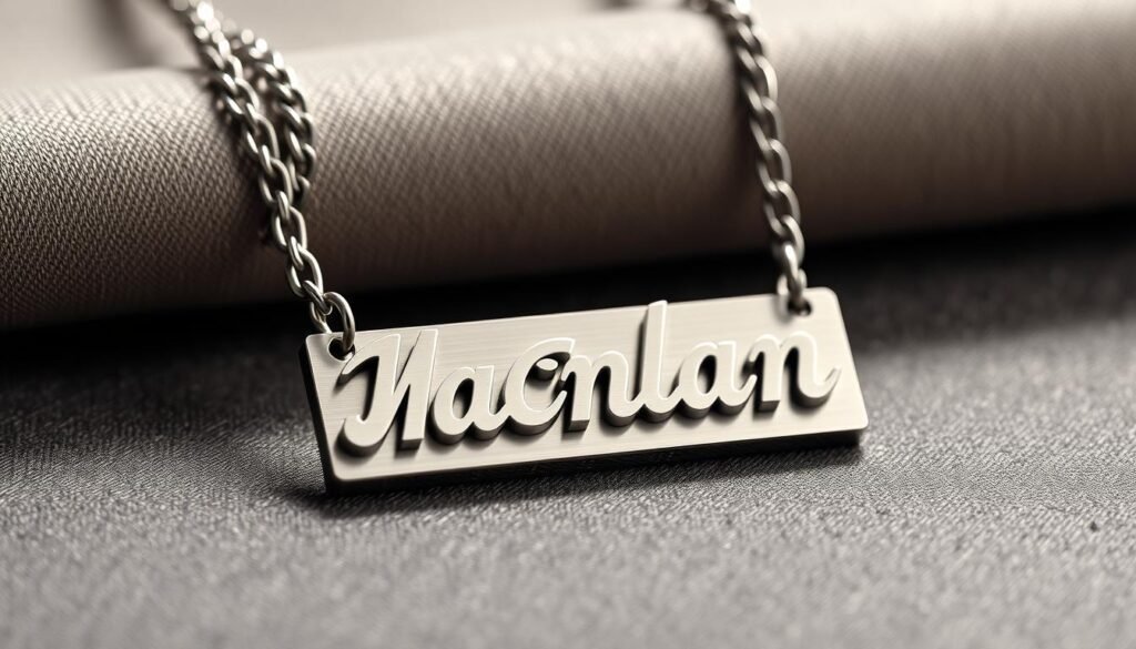 men's nameplate necklaces