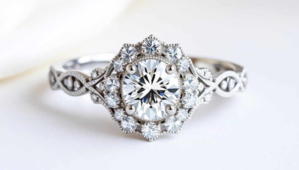 oval bridal set