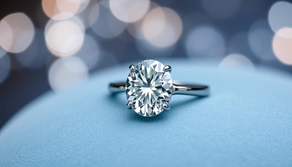 oval cut diamond ring