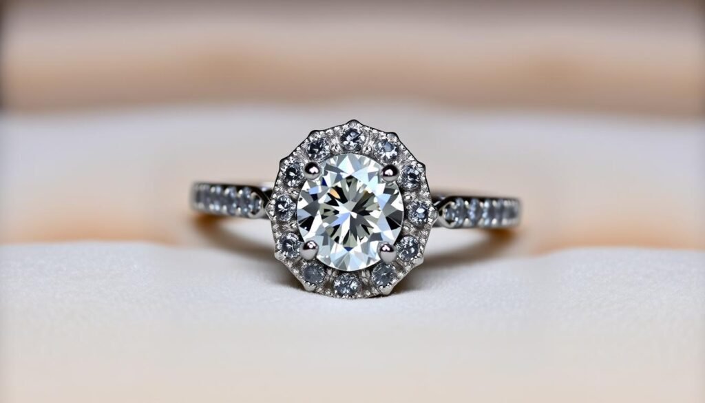 oval halo ring