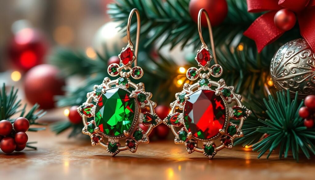 seasonal gemstone earrings
