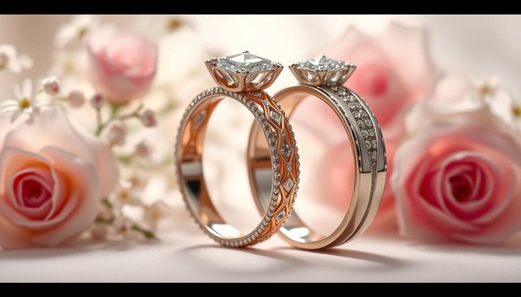wedding ring couple