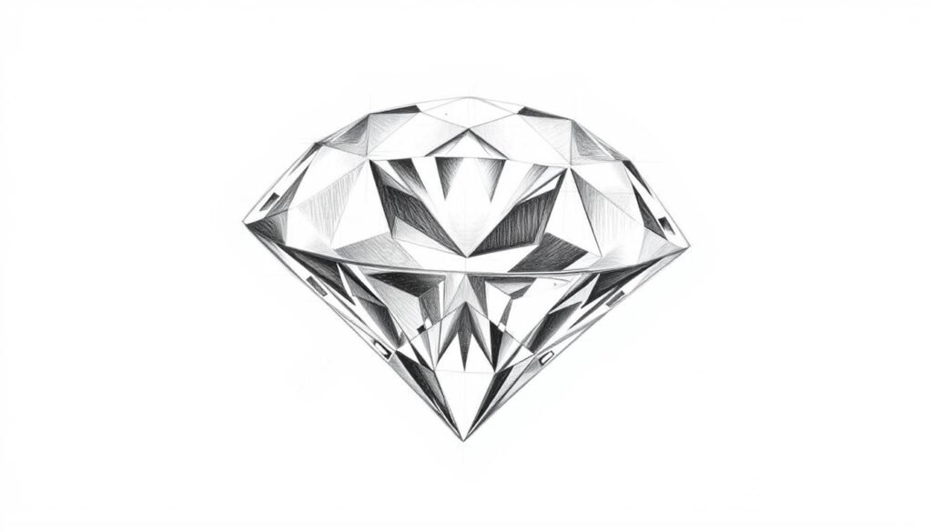 diamond sketch