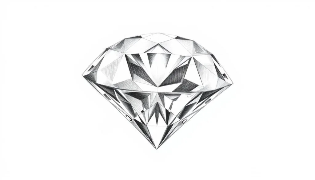 diamond sketch